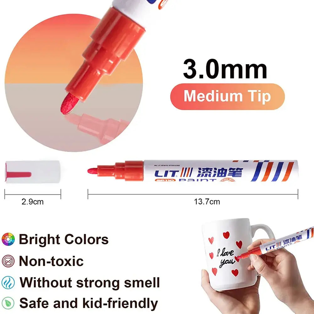 Car Scratch Repair Pen – Waterproof (12 colours available) - HBC