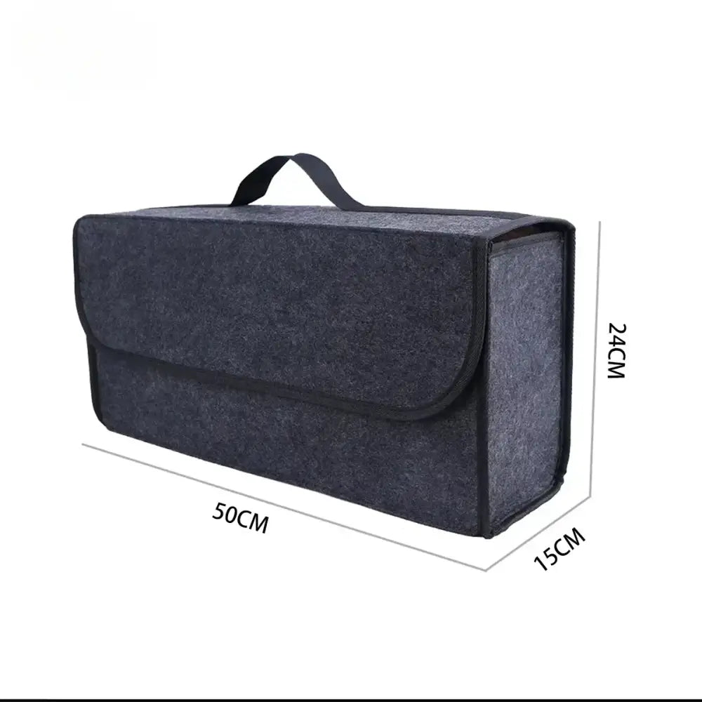 Car Storage Box – Large-Capacity Portable Non-Slip Organizer (2 sizes available) - 50x24x15cm - HBC