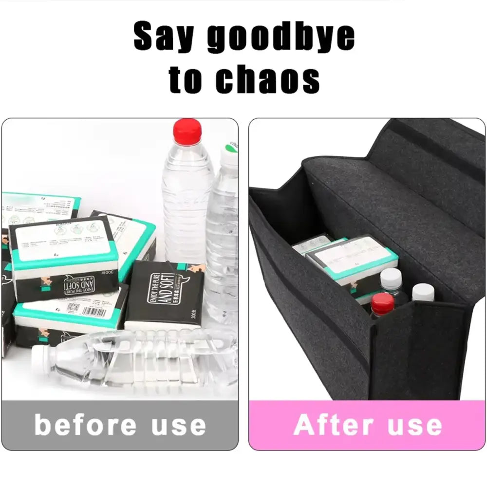 Car Storage Box – Large-Capacity Portable Non-Slip Organizer (2 sizes available) - HBC