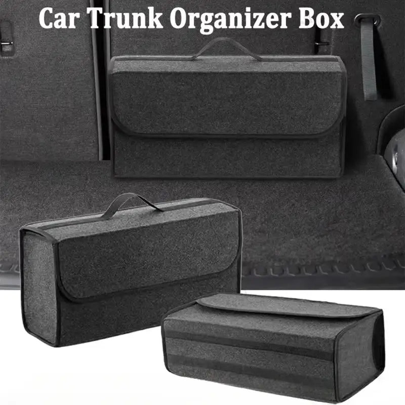 Car Storage Box – Large-Capacity Portable Non-Slip Organizer (2 sizes available) - HBC