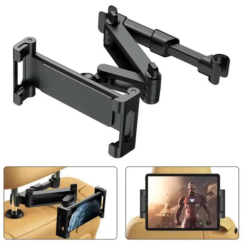 Car Tablet Holder - Headrest Mount Cradle for iPad Air Mini and 4.7-12.9’’ Devices