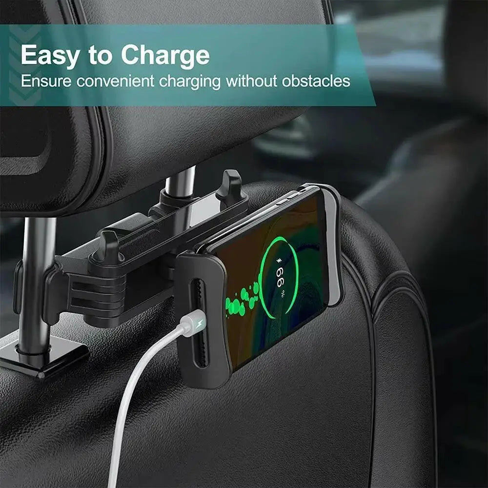 Car Tablet Holder - Headrest Mount Cradle for iPad Air Mini and 4.7-12.9’’ Devices
