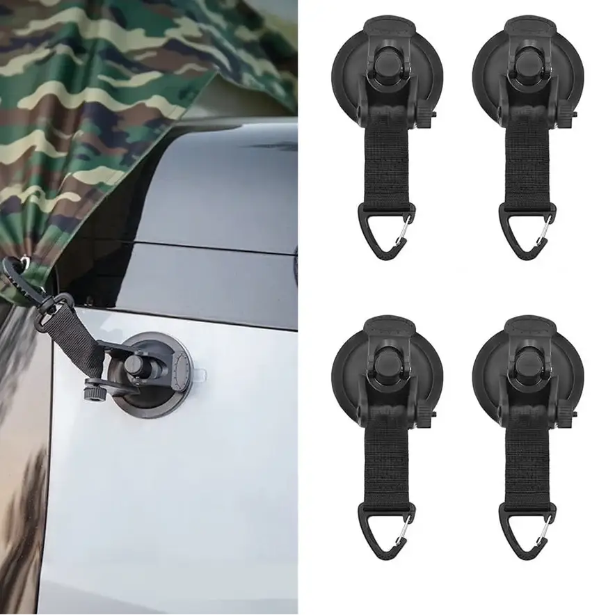 Car Tent Suction Cup Awning Anchor Hooks (different sets available) - SS