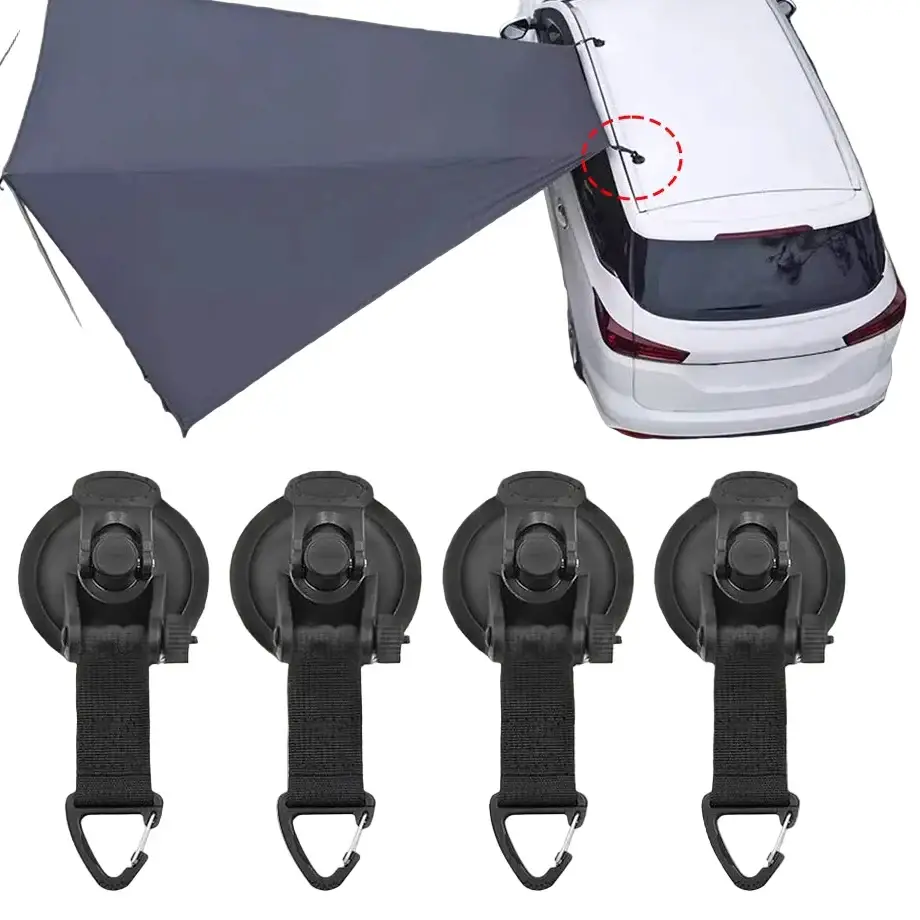 Car Tent Suction Cup Awning Anchor Hooks (different sets available) - SS