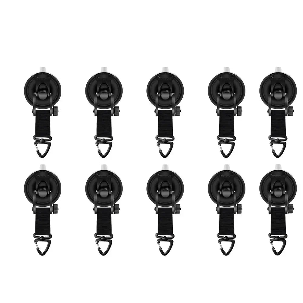 Car Tent Suction Cup Awning Anchor Hooks (different sets available) - Camping Accessory / Suction Cup Buckle / 10pcs