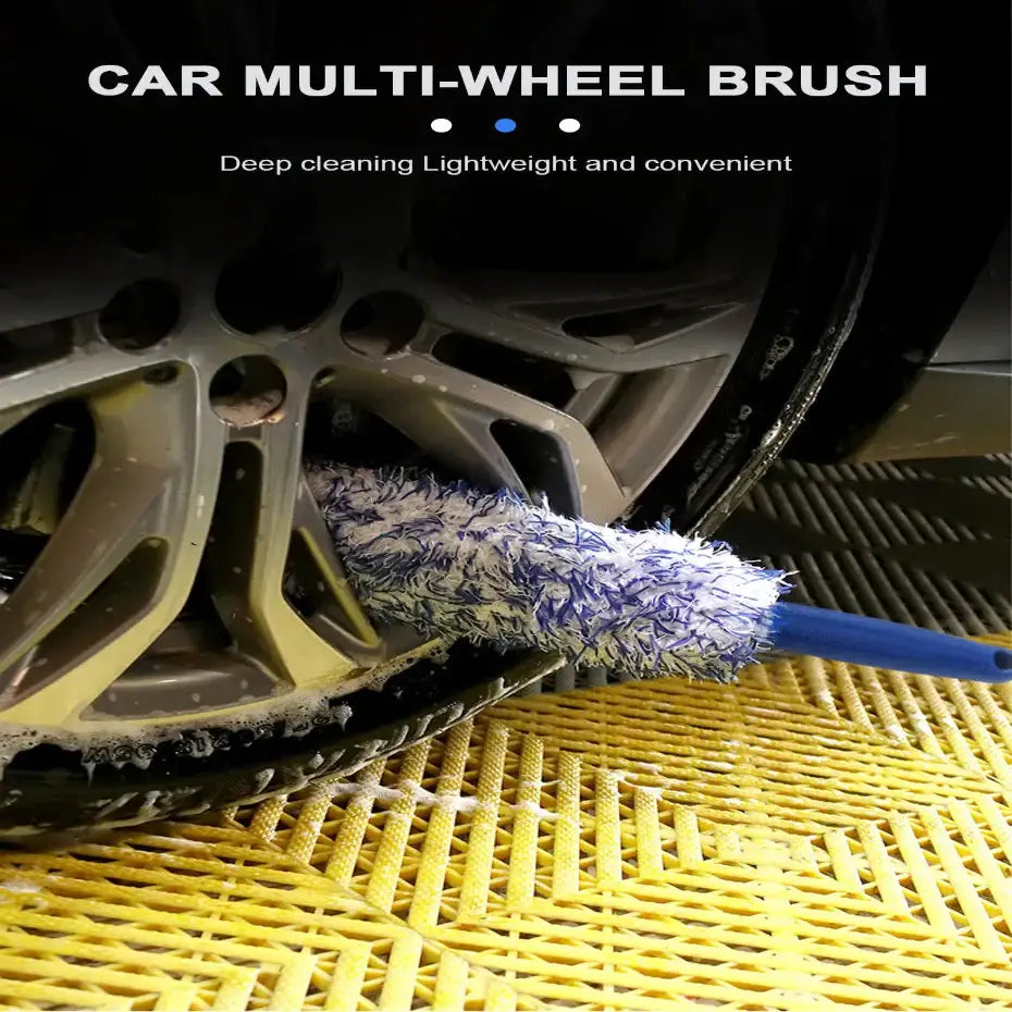 Car Wheel Cleaning Brush (2 colours available) - HBC