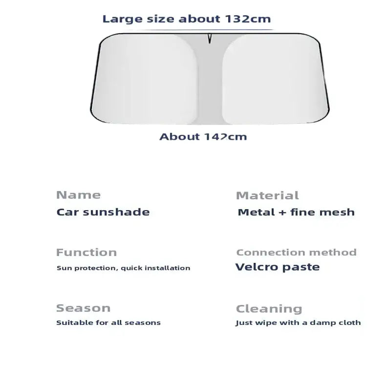 Car Window Sunshade Cover – Folding - HBC