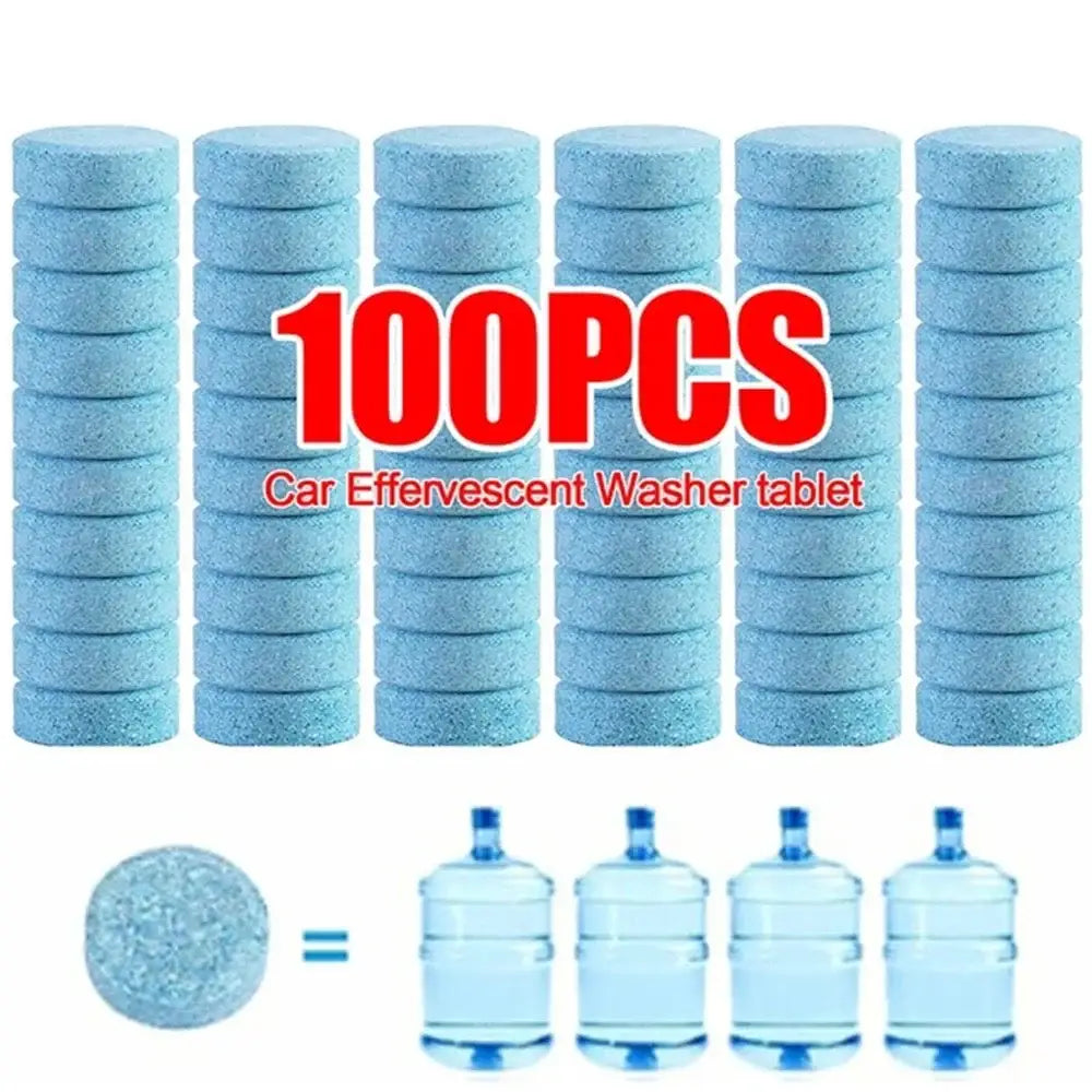 Car Windscreen Cleaner - Effervescent Tablets (available in different quantities) - 100PCS - HBC