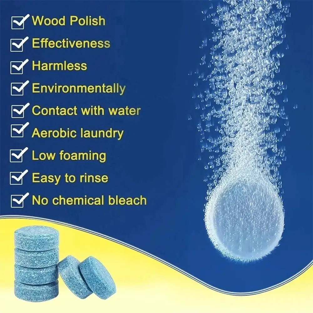 Car Windscreen Cleaner - Effervescent Tablets (available in different quantities) - HBC
