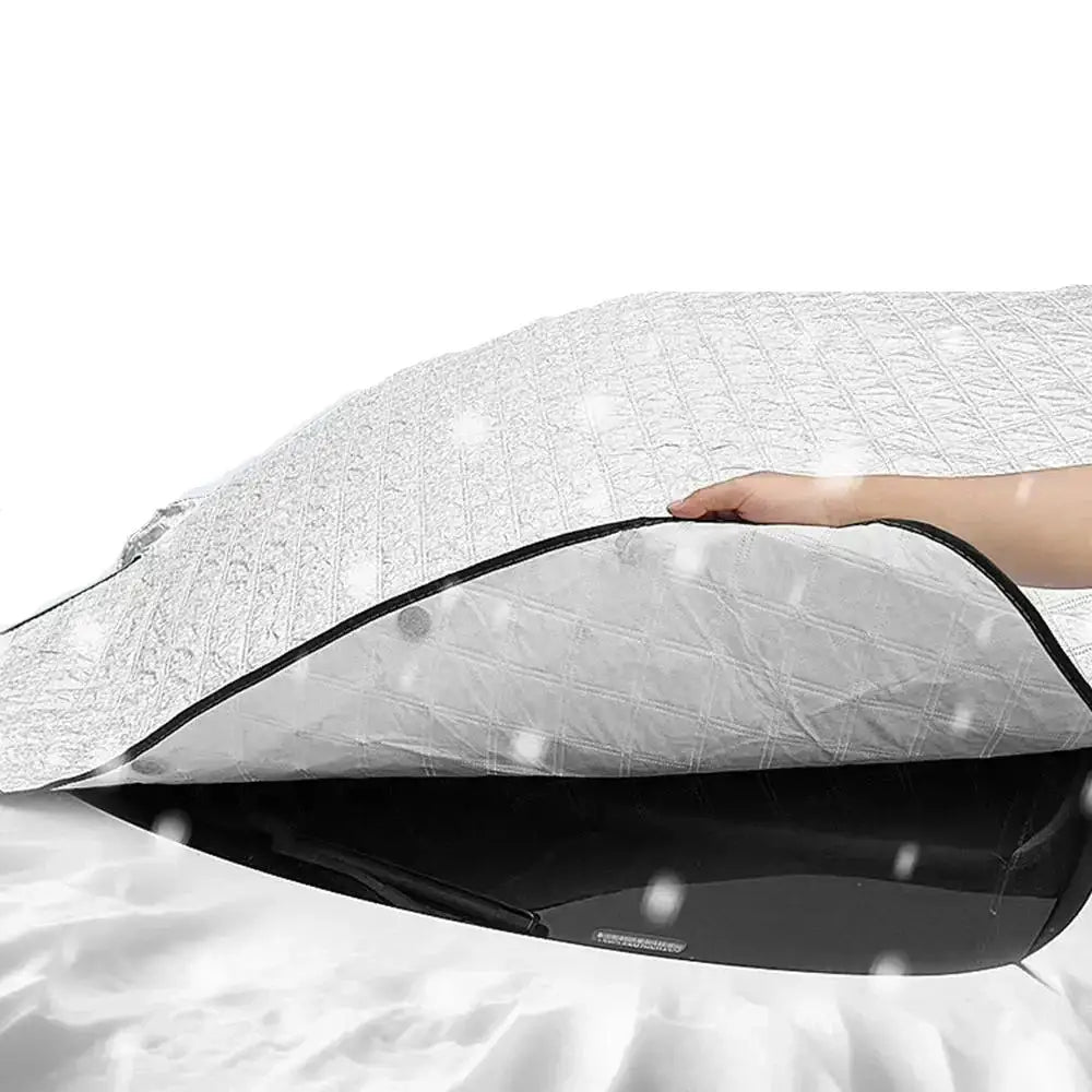 Car Windshield Snow & Ice Protector – Front/Rear Winter / Sunshade Cover - HBC