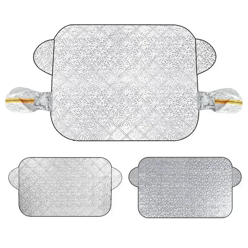 Car Windshield Snow & Ice Protector – Front/Rear Winter / Sunshade Cover - HBC