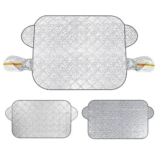 Car Windshield Snow & Ice Protector – Front/Rear Winter / Sunshade Cover - HBC