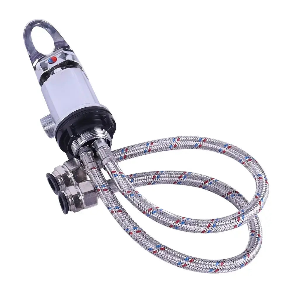 Caravan Chrome Shower Mixer – 12mm Push Fit - SHOWER MIXER - HBC
