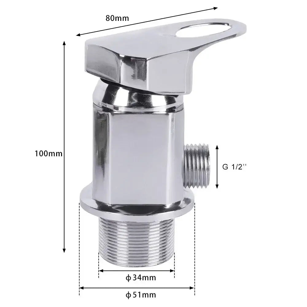 Caravan Chrome Shower Mixer – 12mm Push Fit - SHOWER MIXER - HBC