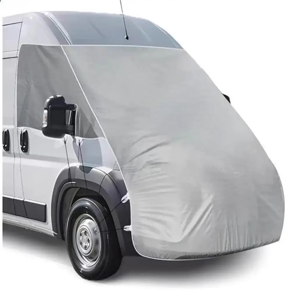 Caravan Motorhome Bonnet & Tailgate Protector Cover (Black & Gray) - HBC