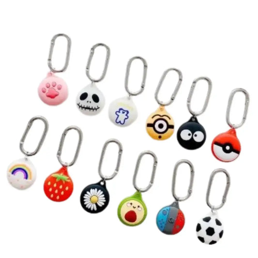 Cartoon Silicone Case for Air Tag – Keychain Holder - TWS