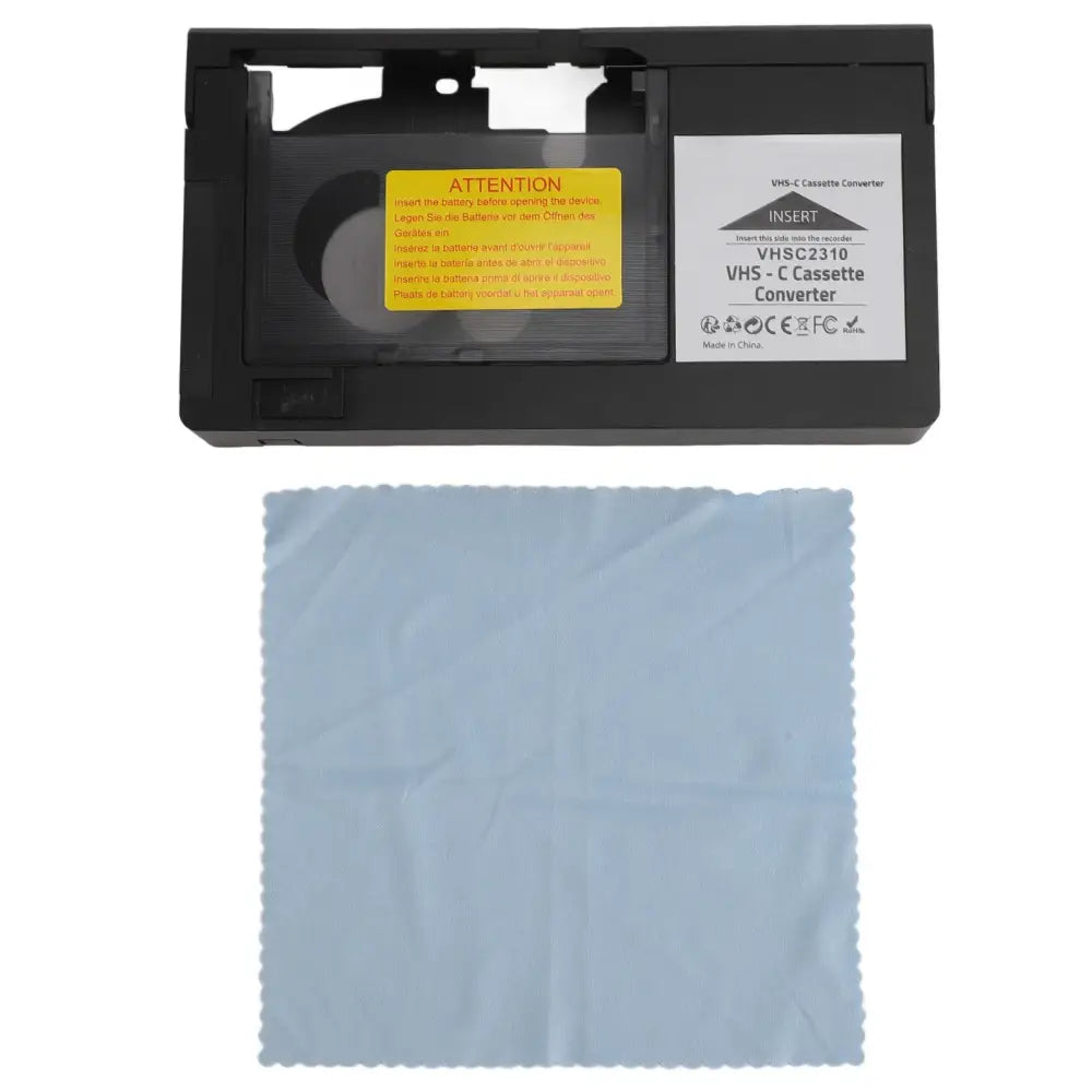 Cassette Converter Simple Playback Recording Camcorders Cassette Adapter Easy for S‑VHS‑C S‑VHS Tapes Cassette Adapter