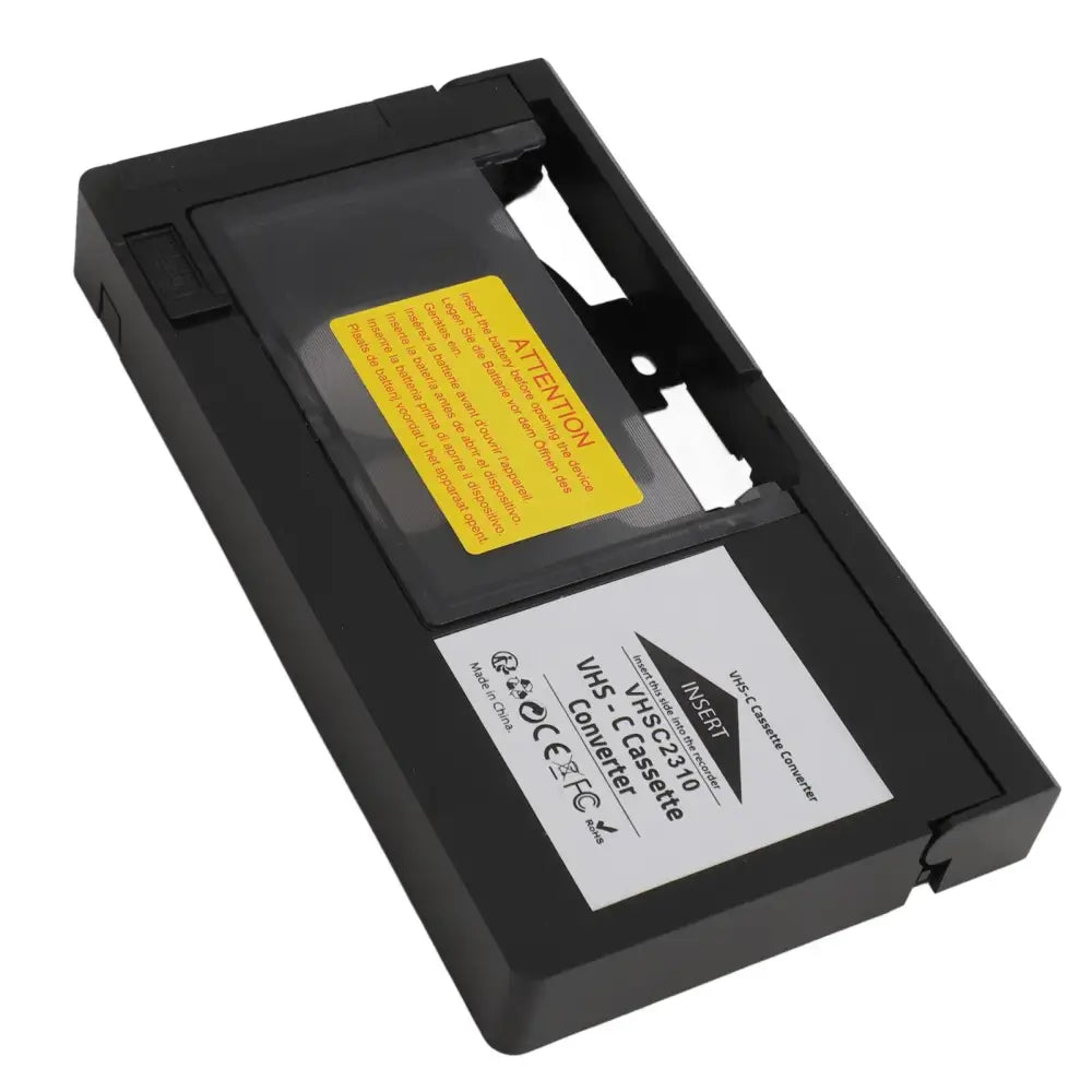 Cassette Converter Simple Playback Recording Camcorders Cassette Adapter Easy for S‑VHS‑C S‑VHS Tapes Cassette Adapter