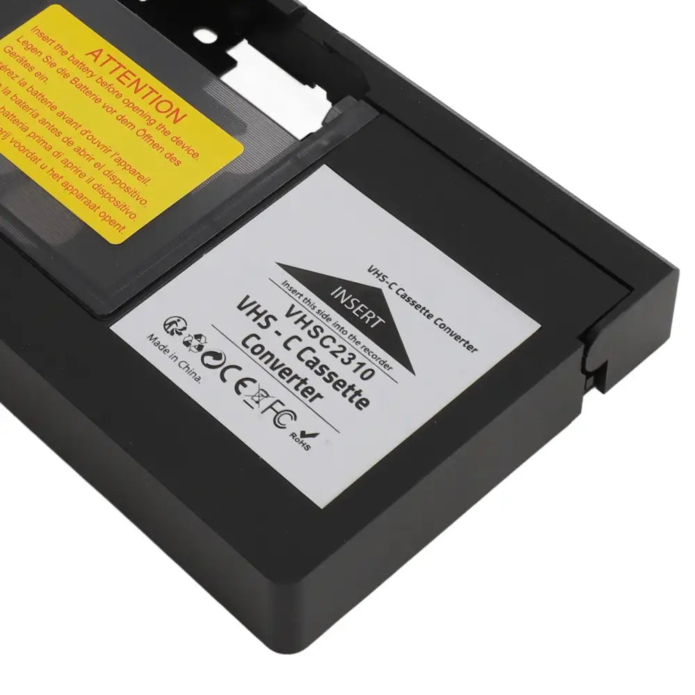 Cassette Converter Simple Playback Recording Camcorders Cassette Adapter Easy for S‑VHS‑C S‑VHS Tapes Cassette Adapter