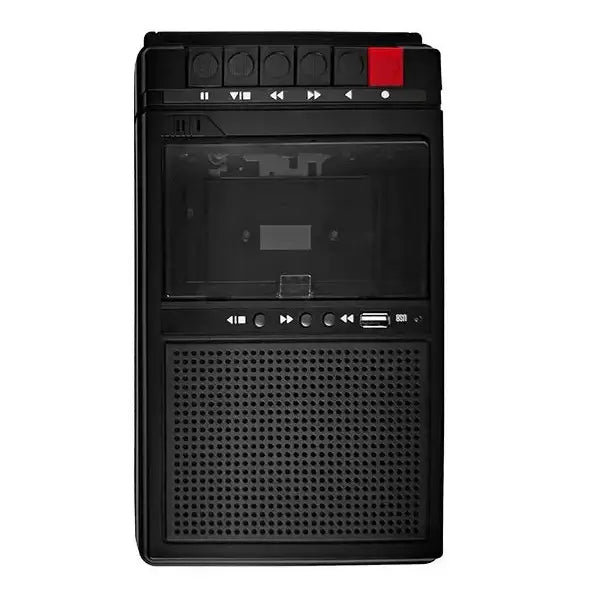 Cassette to USB Flash Converter Player (3 colours available) - Cassette Player / Black - SS