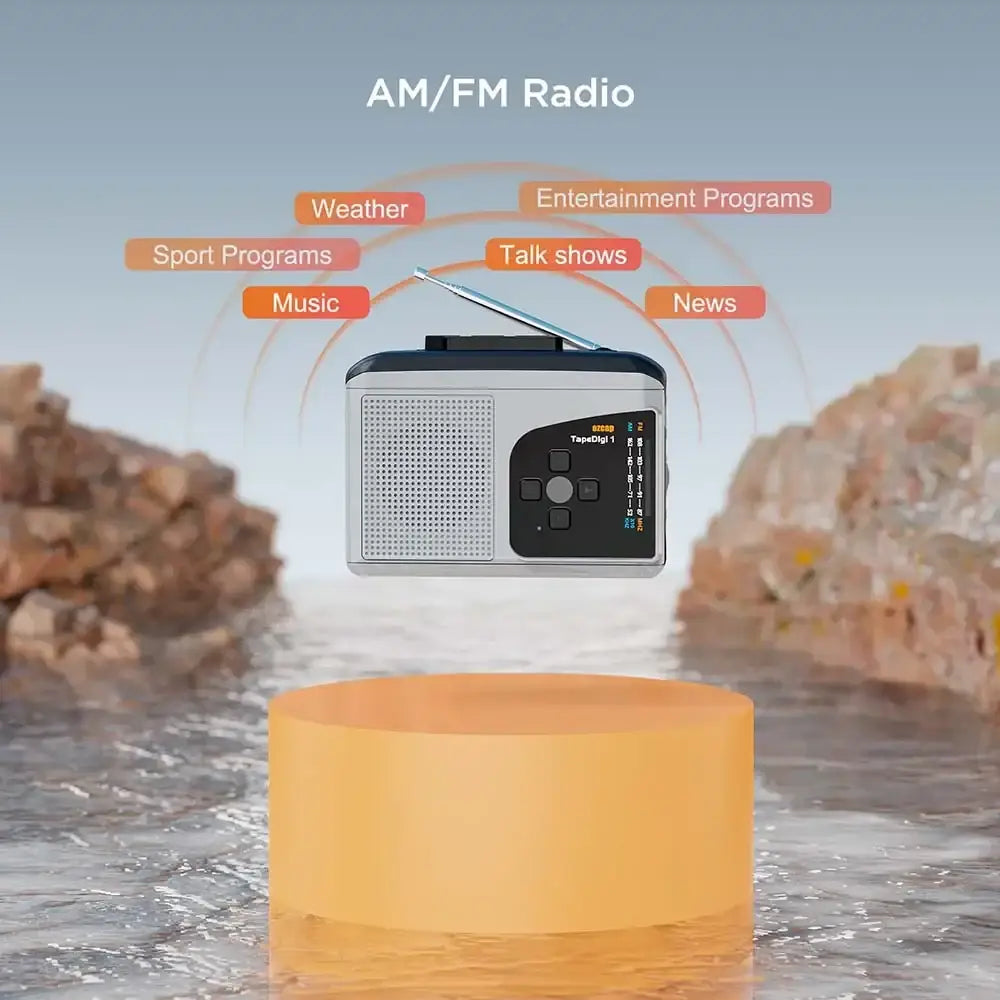 Cassette Walkman with MP3 & Radio - Radio / MP3 Converter - SS