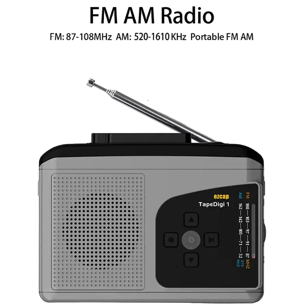 Cassette Walkman with MP3 & Radio - Radio / MP3 Converter - SS