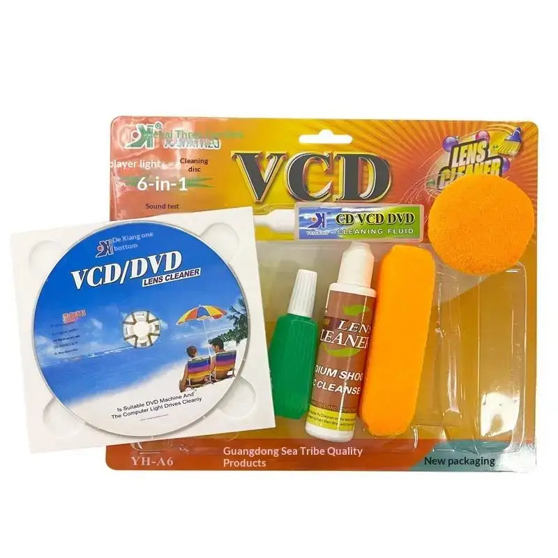 CD DVD VCD Player Lens Cleaner 1 Set Essential Kit For Long Lasting Audio Video Player Performance At Home Parties