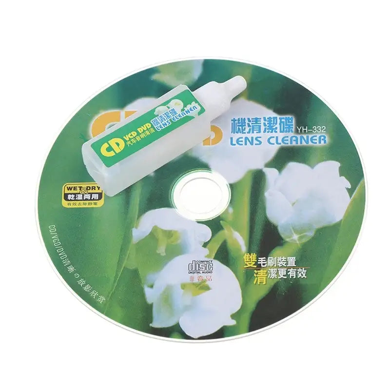 CD VCD DVD Player Lens Cleaner Dust Dirt Removal Cleaning Fluids Disc Restor - one size