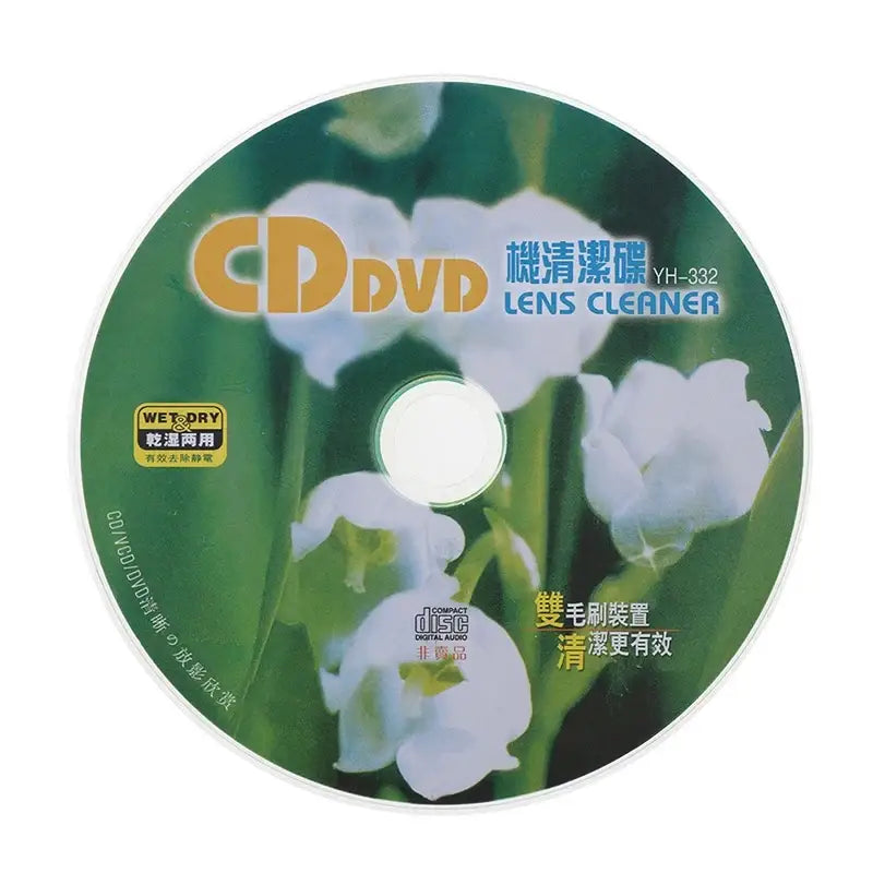 CD VCD DVD Player Lens Cleaner Dust Dirt Removal Cleaning Fluids Disc Restor - one size
