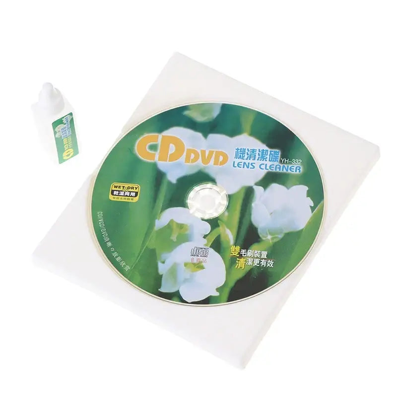 CD VCD DVD Player Lens Cleaner Dust Dirt Removal Cleaning Fluids Disc Restor - one size