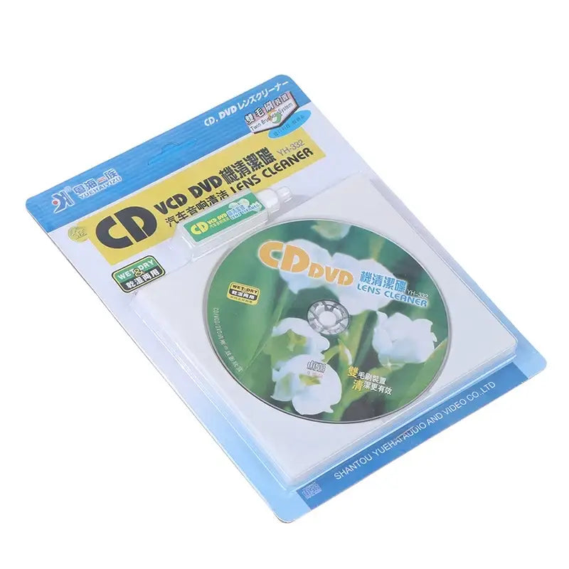 CD VCD DVD Player Lens Cleaner Dust Dirt Removal Cleaning Fluids Disc Restor - one size