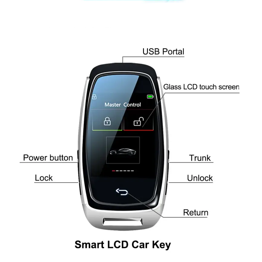 CF920 Modified Universal Remote Display Smart LCD Key Comfortable Entry Auto Lock Keyless Go