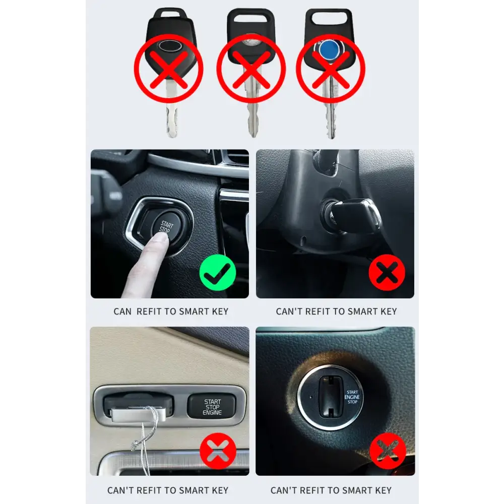 CF920 Modified Universal Remote Display Smart LCD Key Comfortable Entry Auto Lock Keyless Go