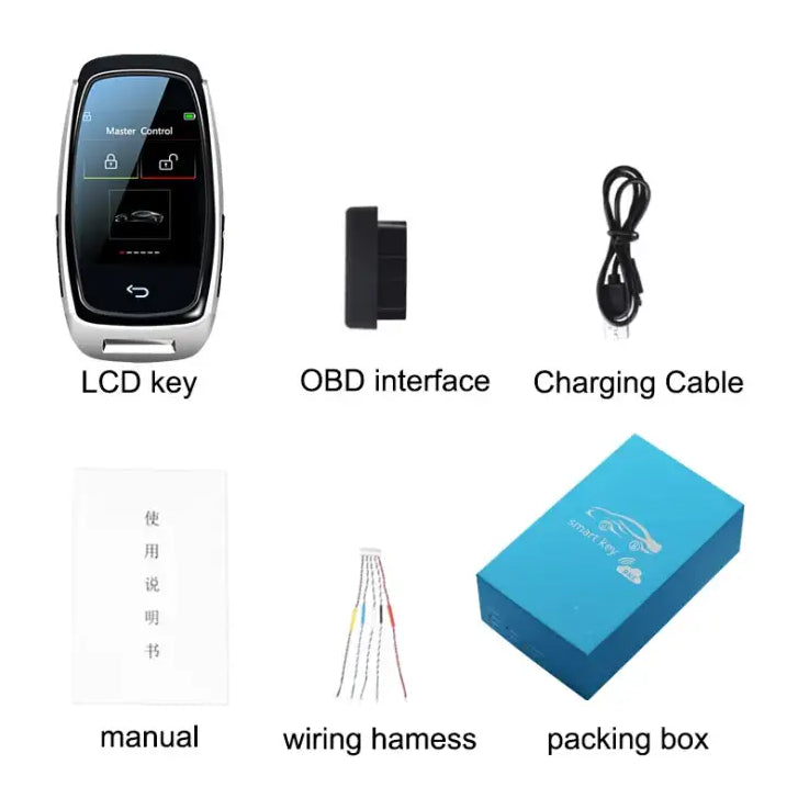 CF920 Modified Universal Remote Display Smart LCD Key Comfortable Entry Auto Lock Keyless Go