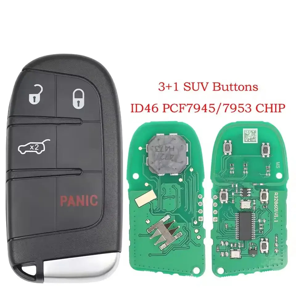 ChaoYue4A PCF7953M M3M-40821302 433MHz Smart Car Remote Key 68155686AA/AB/AC For Chrysler 200 300 Dodge Charger