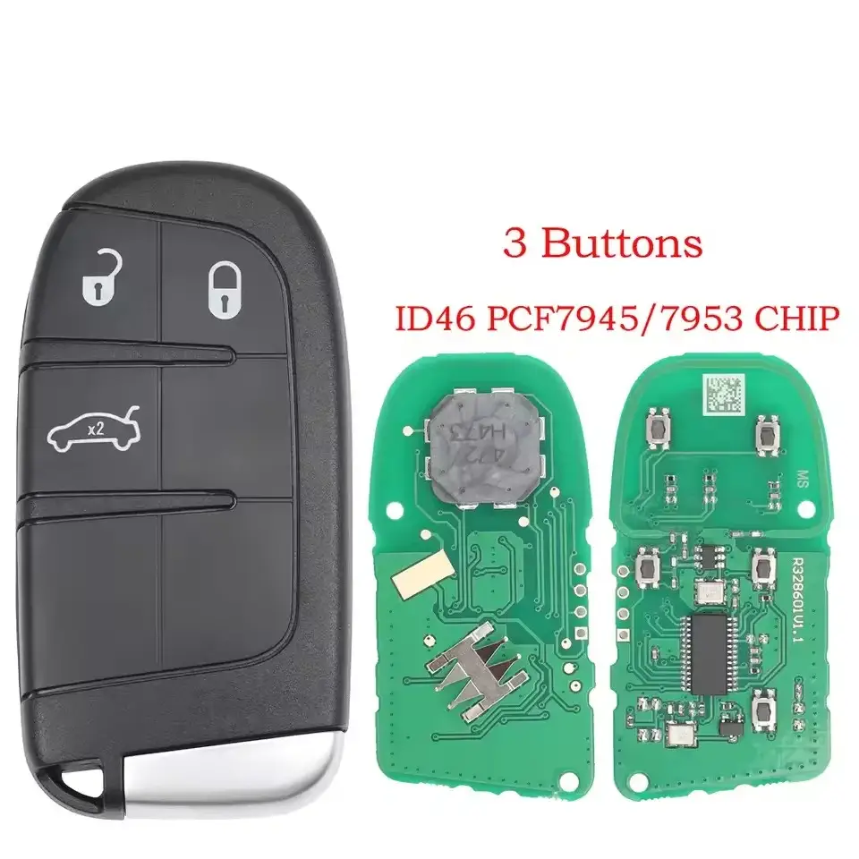 ChaoYue4A PCF7953M M3M-40821302 433MHz Smart Car Remote Key 68155686AA/AB/AC For Chrysler 200 300 Dodge Charger