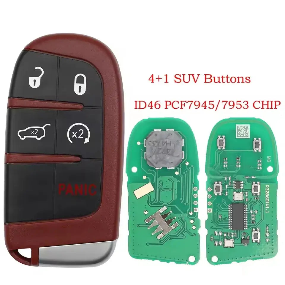 ChaoYue4A PCF7953M M3M-40821302 433MHz Smart Car Remote Key 68155686AA/AB/AC For Chrysler 200 300 Dodge Charger