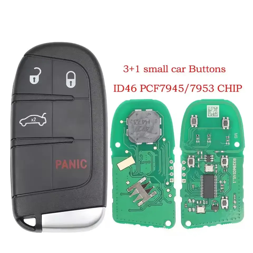 ChaoYue4A PCF7953M M3M-40821302 433MHz Smart Car Remote Key 68155686AA/AB/AC For Chrysler 200 300 Dodge Charger