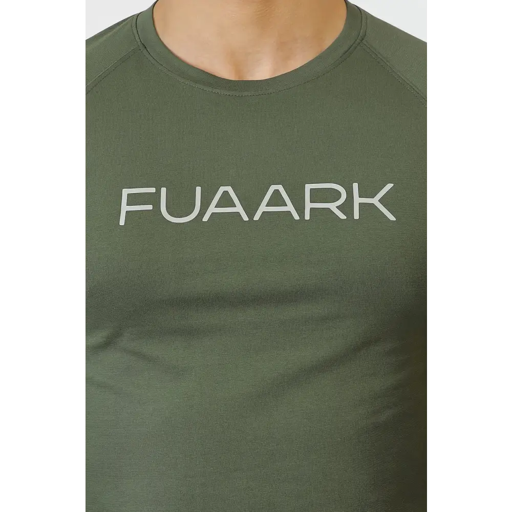 Chase Full Sleeves T-shirt Olive - Tshirts