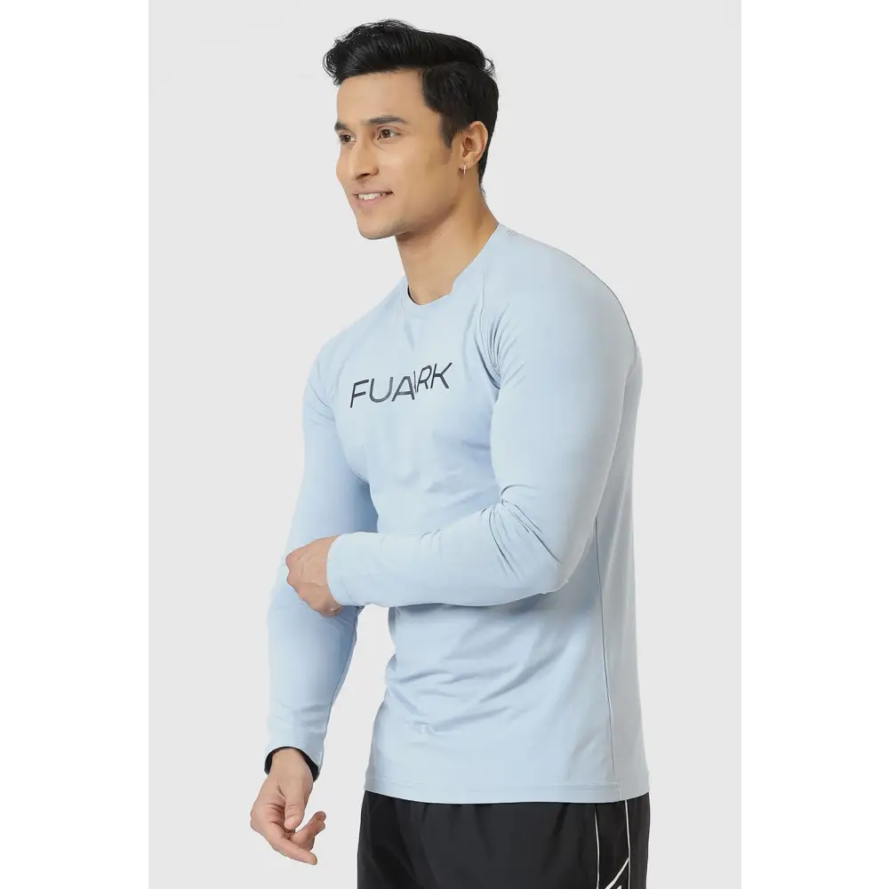 Chase Full Sleeves T-shirt Sky Blue - Tshirts