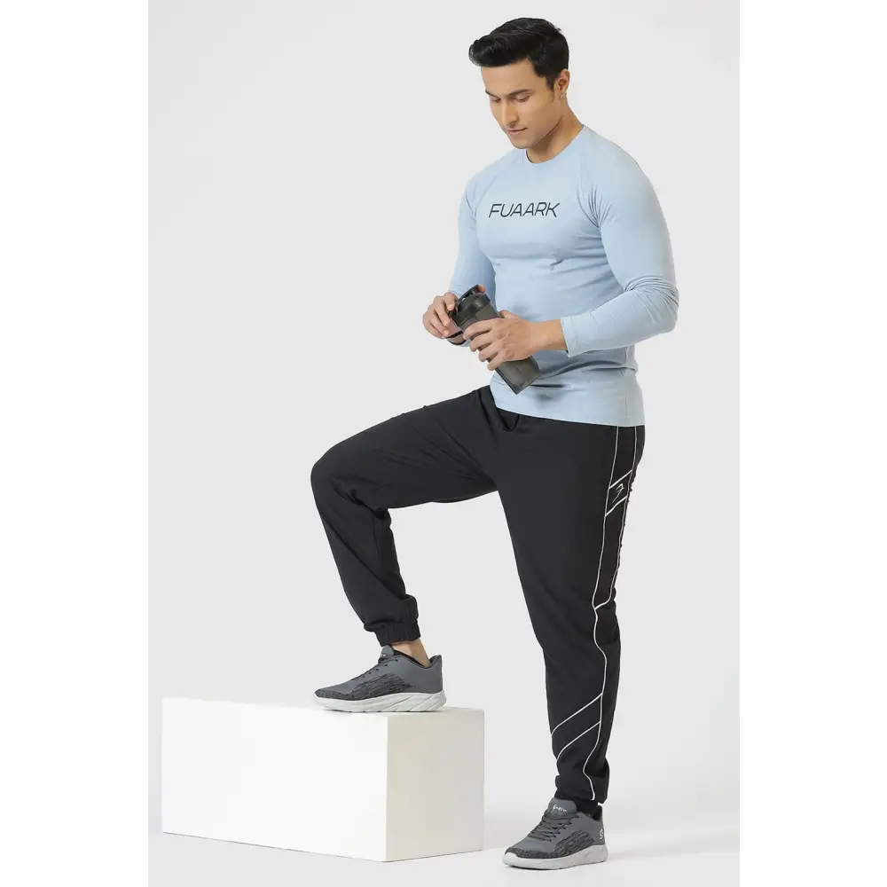 Chase Full Sleeves T-shirt Sky Blue - Tshirts