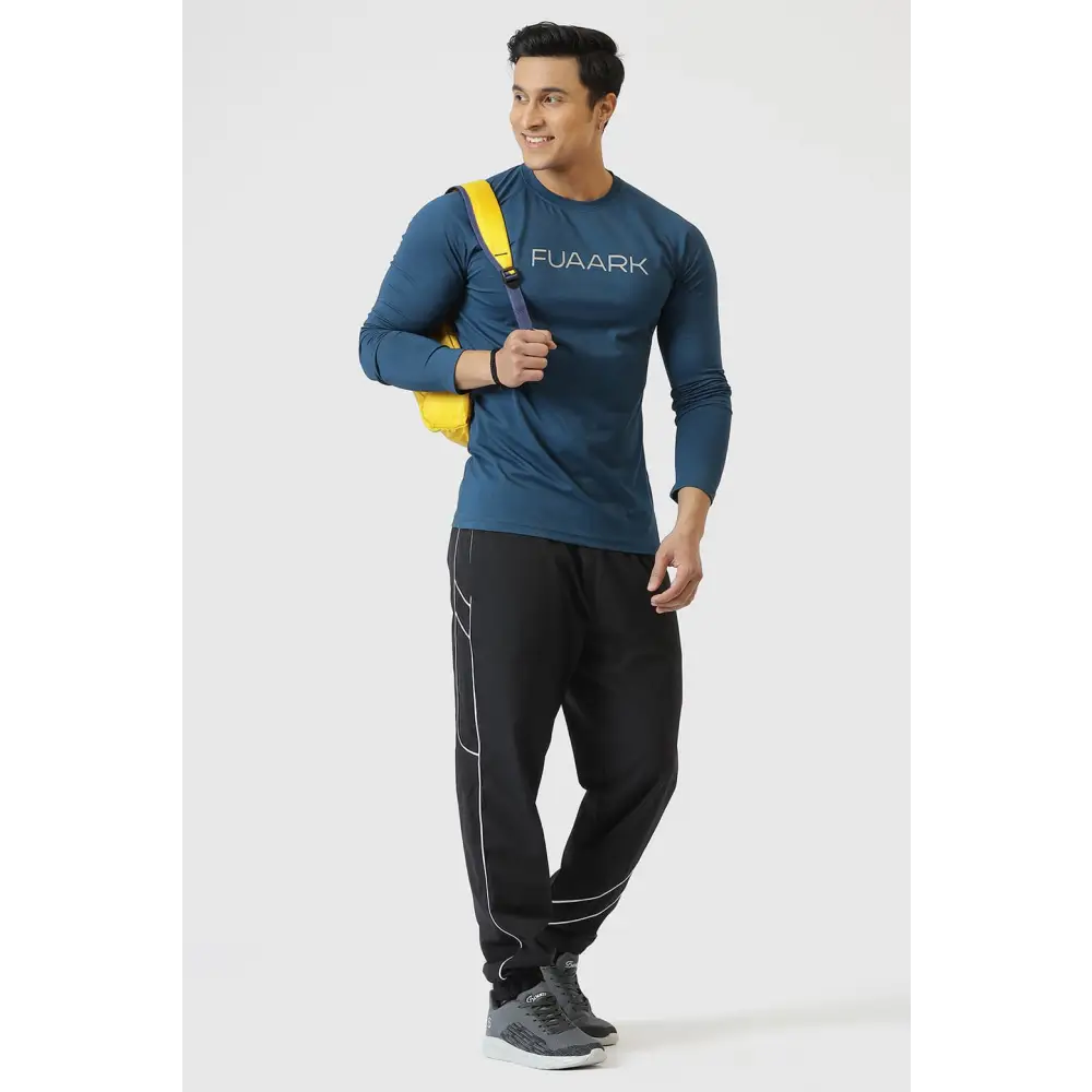 Chase Full Sleeves T-shirt Teal - Tshirts