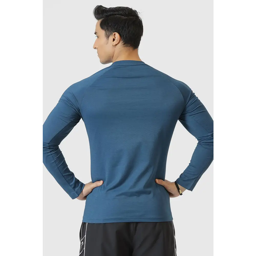 Chase Full Sleeves T-shirt Teal - Tshirts