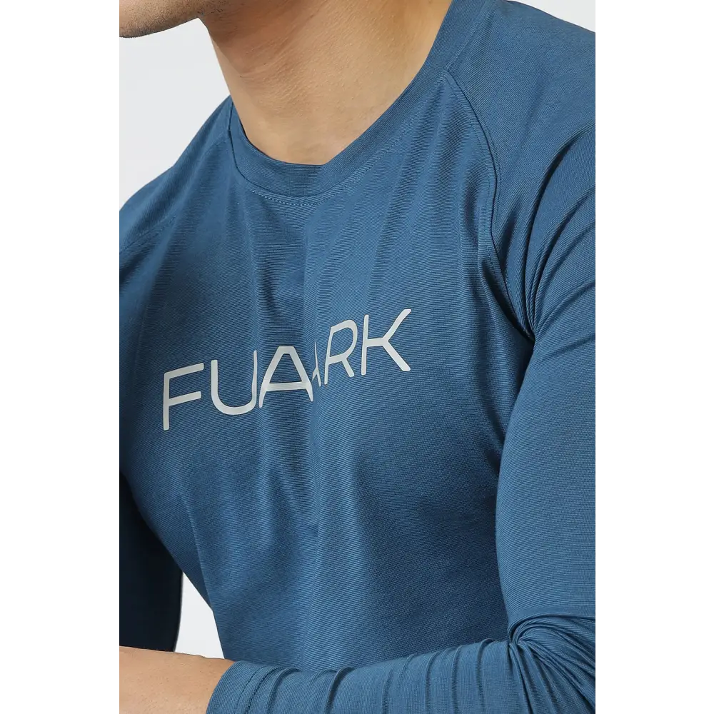 Chase Full Sleeves T-shirt Teal - Tshirts