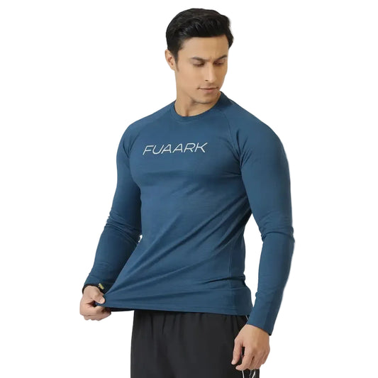 Chase Full Sleeves T-shirt Teal - Tshirts