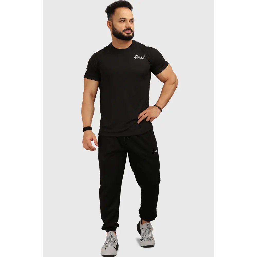 Checks Regular T-shirt Black