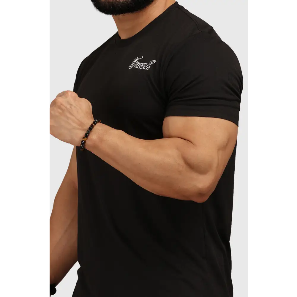 Checks Regular T-shirt Black