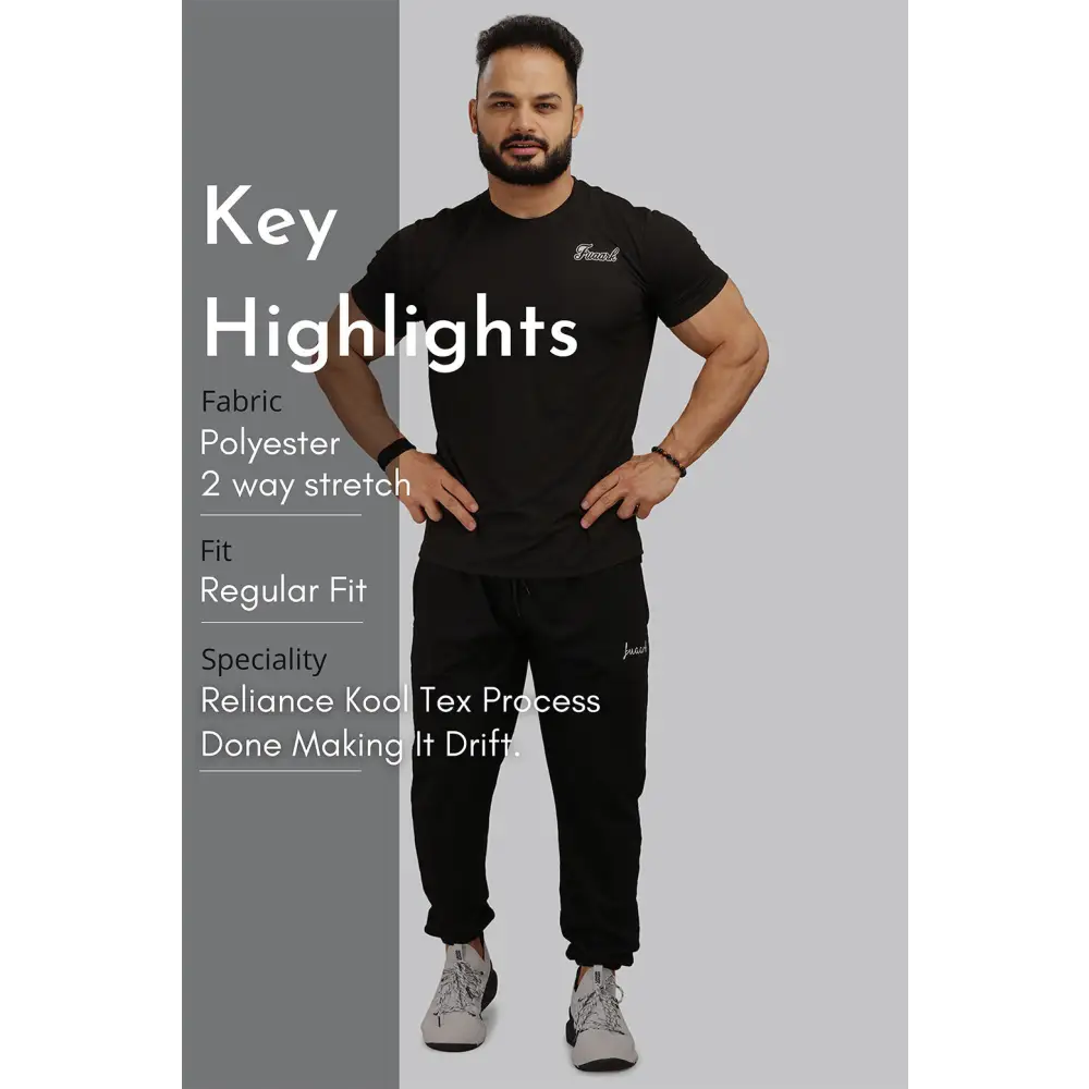 Checks Regular T-shirt Black
