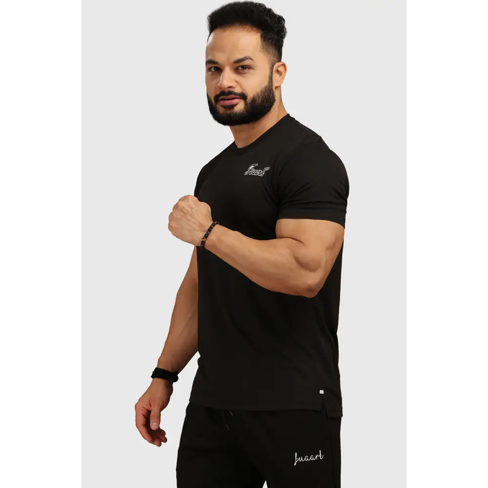 Checks Regular T-shirt Black