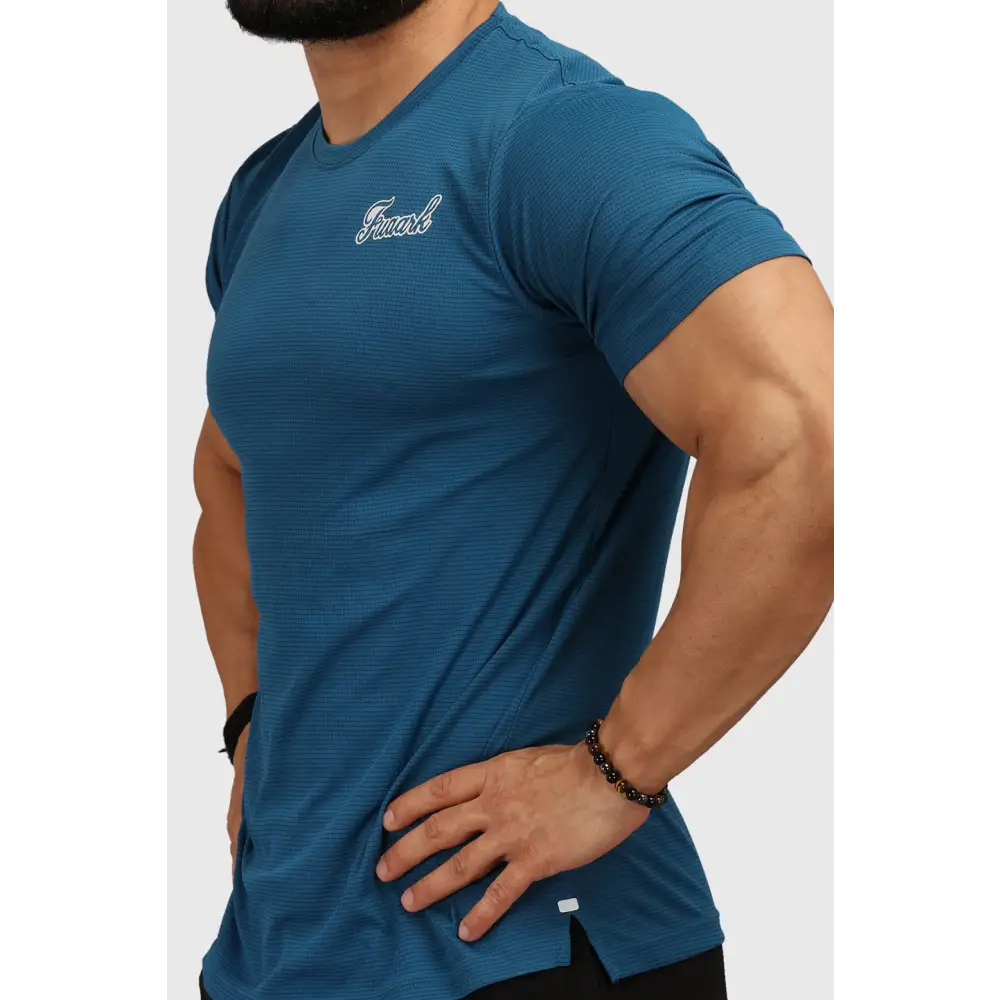 Checks Regular T-shirt Teal